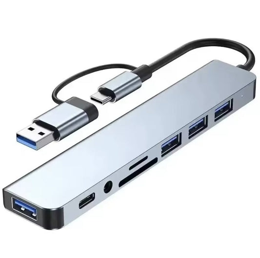 8 in 1 USB C Hub USB 3.0 Adapter